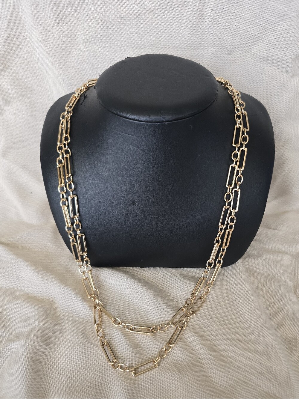Gold Link Long Necklace - Women Jewelry